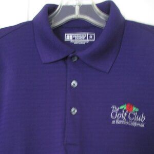 Bermuda Sands Mens S/S "Golf Club at Rancho California" Purple Polo Shirt NWOT-M